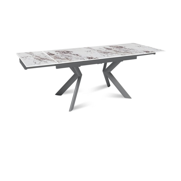 Стол раскладной Bridge (140+40+40), керамика глянцевая Patagoniya от интернет-магазина IDODOM.RU