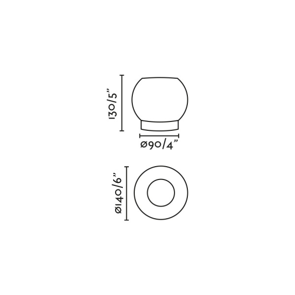 MOY Черная настольная лампа LED 4W 2700K от интернет-магазина IDODOM.RU