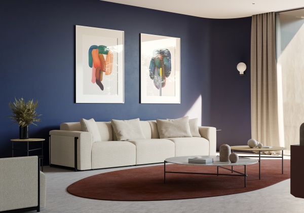 Диван 3-х местный Savoye с мягкими подлокотниками от интернет-магазина IDODOM.RU