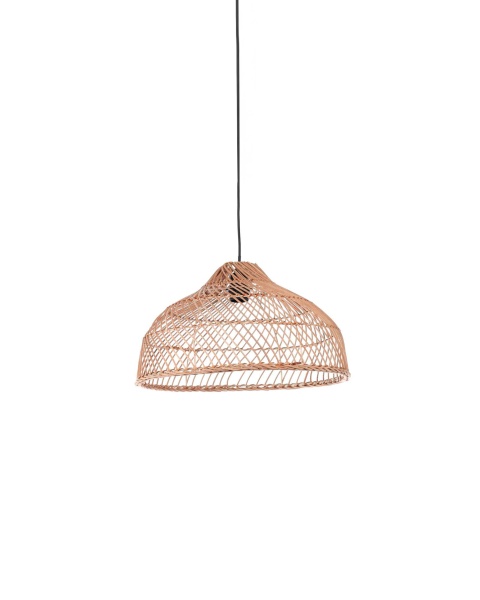 Плафон из ротанга Dyara светлого оттенка с натуральной отделкой от интернет-магазина IDODOM.RU