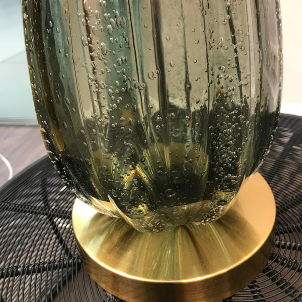 Настольная лампа Cloyd CEREUS T1 / олив. - выс. 58 см - зелен. стекло (арт.30093) от интернет-магазина IDODOM.RU