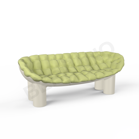 Диван SLON Bone Brown, Green
