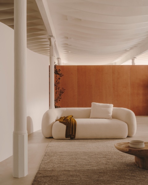 Martina Подушка из необработанной ткани букле 52 x 52 см от интернет-магазина IDODOM.RU