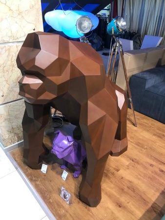 Горилла.   Финиш: Заржавленная. Цвет: Коричневый. от интернет-магазина IDODOM.RU