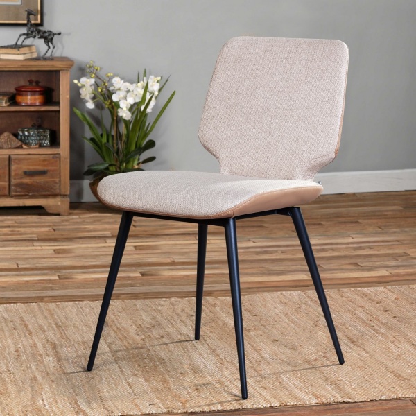 Стул Adam, рогожка комби бежевый от интернет-магазина IDODOM.RU