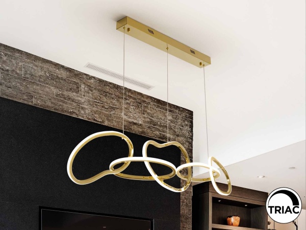 Люстра Nexo 5L золотая от интернет-магазина IDODOM.RU