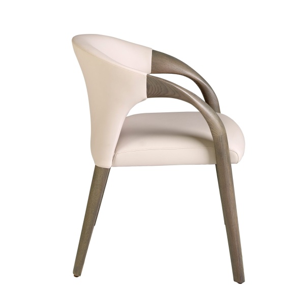 Стул 5122/ACH-19075 из экокожи кремового цвета от интернет-магазина IDODOM.RU