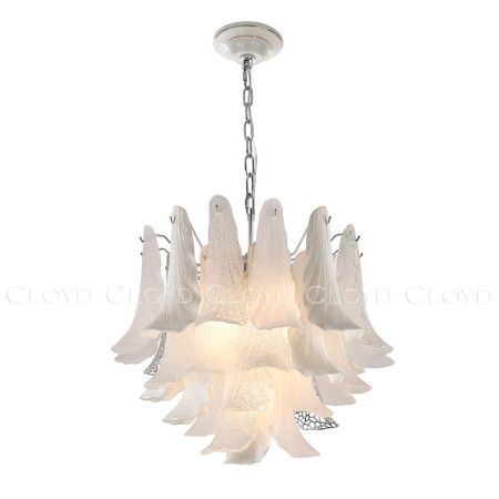 Люстра Cloyd WASABI C10 / Ø60 см - керамика - хром (арт.11449) от интернет-магазина IDODOM.RU