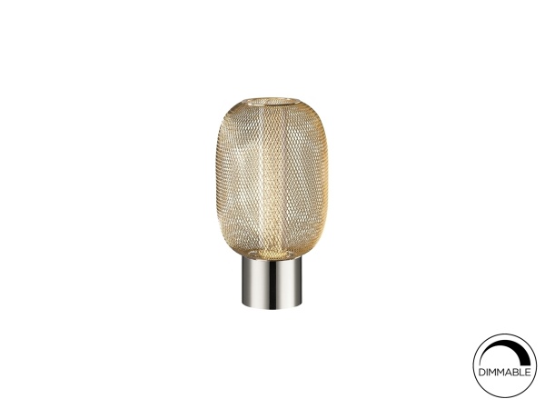 Настольная лампа Micron хром / золотой от интернет-магазина IDODOM.RU