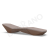 Шезлонг Quaro с подушками Brown, Cappuccino