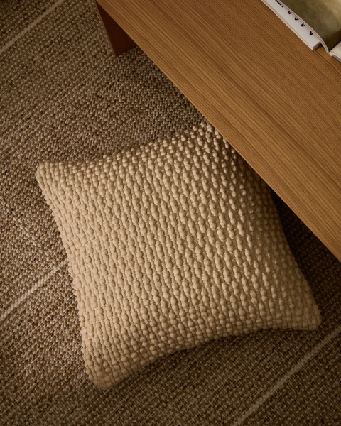 Чехол для подушки Mascarell белый из хлопка 50 x 50 см от интернет-магазина IDODOM.RU