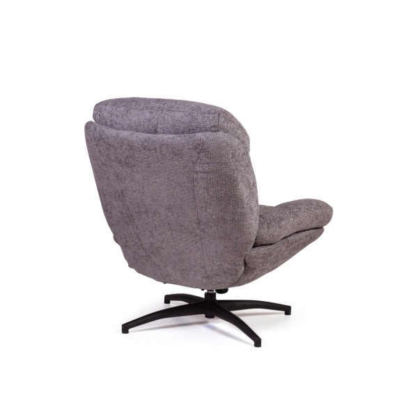 Кресло качалка с оттоманкой Magnus, серый от интернет-магазина IDODOM.RU