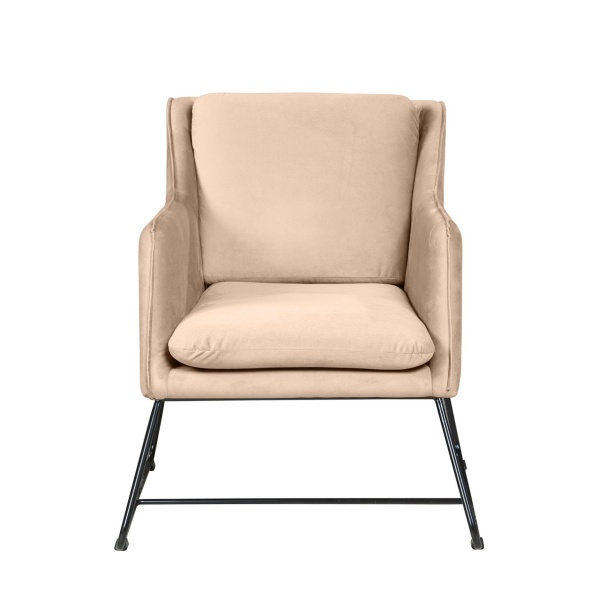 Кресло Alex, бархат бежевый 5 от интернет-магазина IDODOM.RU