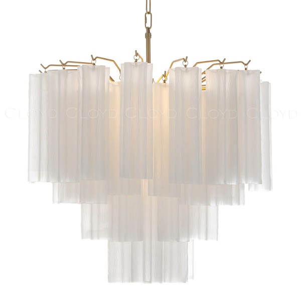 Люстра Cloyd ANNO-C C7 / Ø58 см - латунь светл. - белое матовое стекло (арт.11649) от интернет-магазина IDODOM.RU