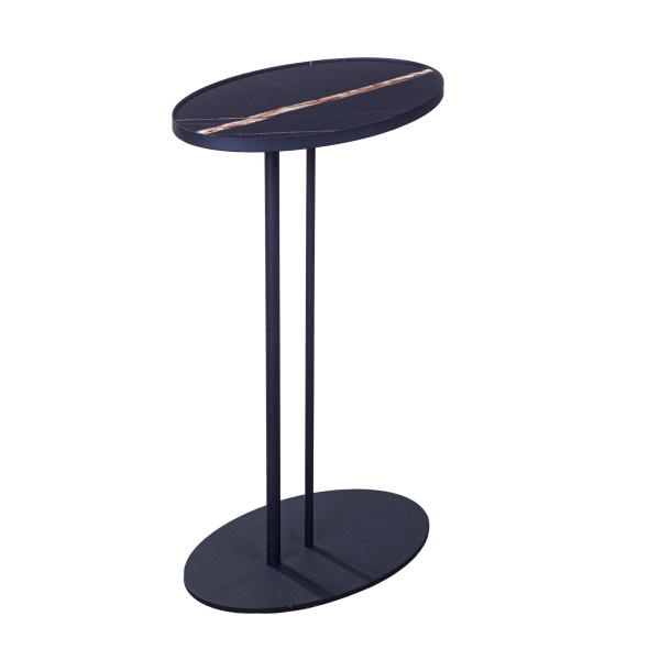 Журнальный столик Stone овальный-015-2 (арт. 015 А015.2A07) от интернет-магазина IDODOM.RU