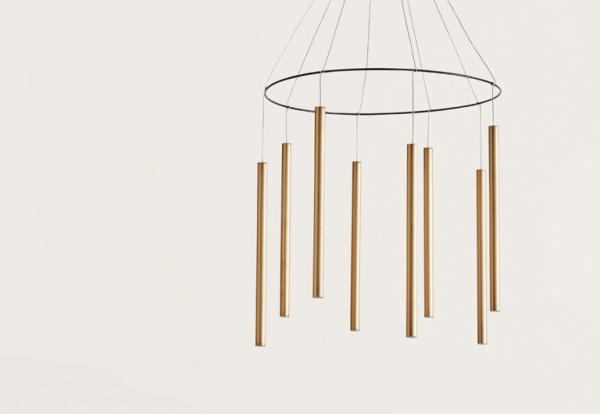 Люстра Mika Multi 8L золотой от интернет-магазина IDODOM.RU