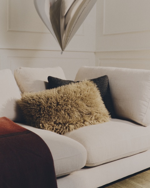 Gala Кушетка с левым подлокотником бежевая 193 х 105 см от интернет-магазина IDODOM.RU