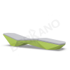 Шезлонг Quaro с подушками Spring Green, Gray