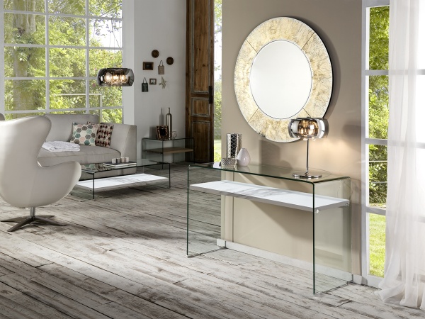 Sonoma Консольный столик стеклянный от интернет-магазина IDODOM.RU