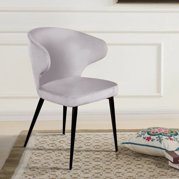 Стул Richard, бархат светло-серый 26 от интернет-магазина IDODOM.RU