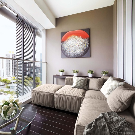 Пуф Фри ФП001 - Оксфорд искусственная замша