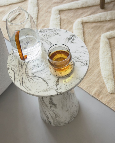 Verna набор из 4 подставок под кружки, белый терраццо от интернет-магазина IDODOM.RU