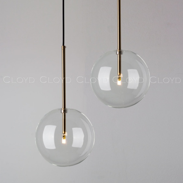 Подвесной светильник Cloyd CARAMBOL P1 / Ø25 см - латунь (арт.11153) от интернет-магазина IDODOM.RU