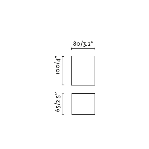 LUNE Белый квадратный настенный светильник 1xGU10 от интернет-магазина IDODOM.RU